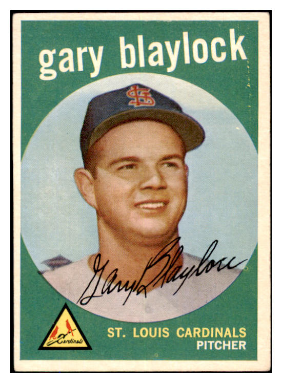 1959 Topps Baseball #539 Gary Blaylock Cardinals EX-MT 527490
