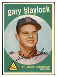 1959 Topps Baseball #539 Gary Blaylock Cardinals EX-MT 527490