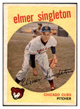 1959 Topps Baseball #548 Elmer Singleton Cubs EX-MT 527493