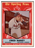 1959 Topps Baseball #551 Fred Haney A.S. Braves EX-MT 527494
