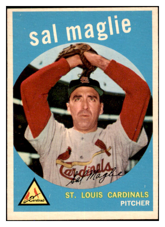 1959 Topps Baseball #309 Sal Maglie Cardinals EX 527497