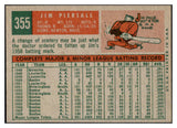 1959 Topps Baseball #355 Jimmy Piersall Indians EX+/EX-MT 527499