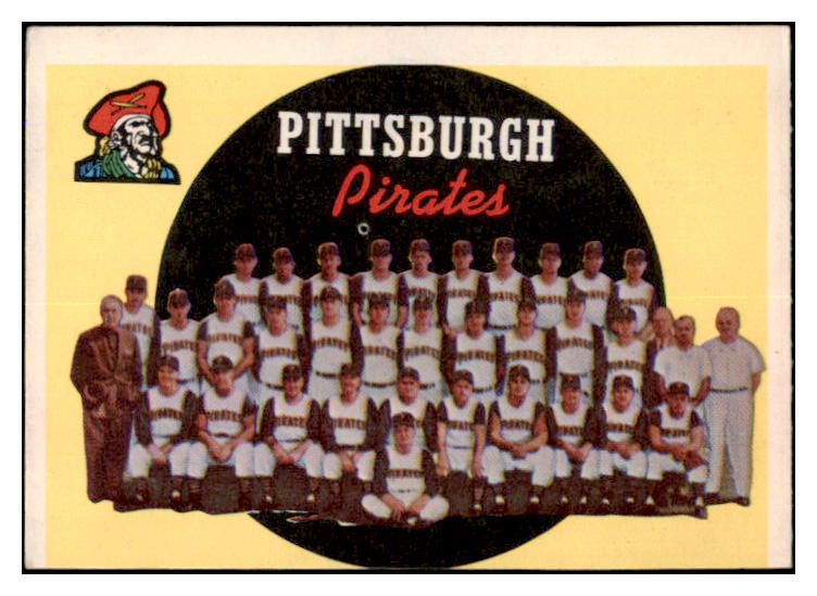 1959 Topps Baseball #528 Pittsburgh Pirates Team EX 527504
