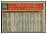1959 Topps Baseball #155 Enos Slaughter Yankees EX 527510