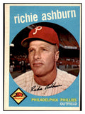 1959 Topps Baseball #300 Richie Ashburn Phillies EX 527512