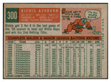 1959 Topps Baseball #300 Richie Ashburn Phillies EX 527512
