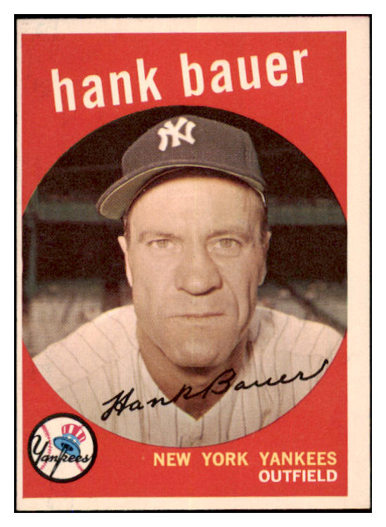 1959 Topps Baseball #240 Hank Bauer Yankees VG-EX 527521