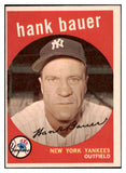 1959 Topps Baseball #240 Hank Bauer Yankees VG-EX 527521
