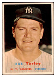 1957 Topps Baseball #264 Bob Turley Yankees EX-MT 527527