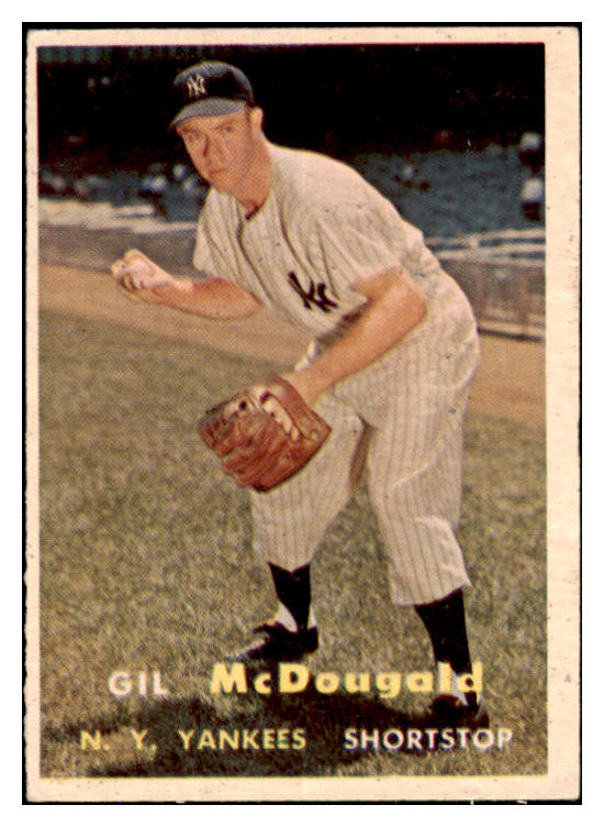 1957 Topps Baseball #200 Gil McDougald Yankees VG-EX 527529