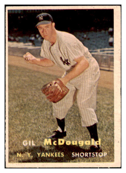 1957 Topps Baseball #200 Gil McDougald Yankees VG-EX 527529
