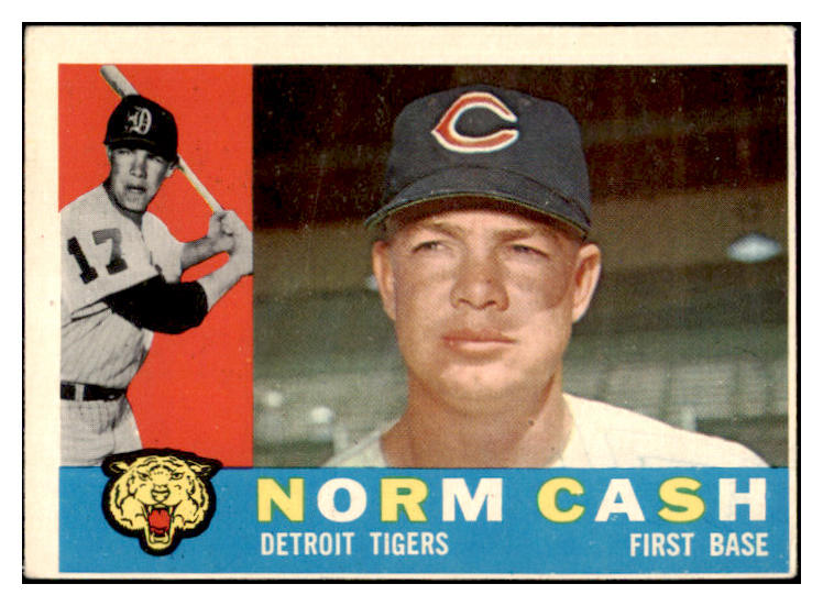 1960 Topps Baseball #488 Norm Cash Tigers VG-EX 527571