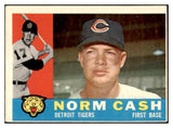 1960 Topps Baseball #488 Norm Cash Tigers VG-EX 527571