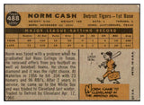 1960 Topps Baseball #488 Norm Cash Tigers VG-EX 527571