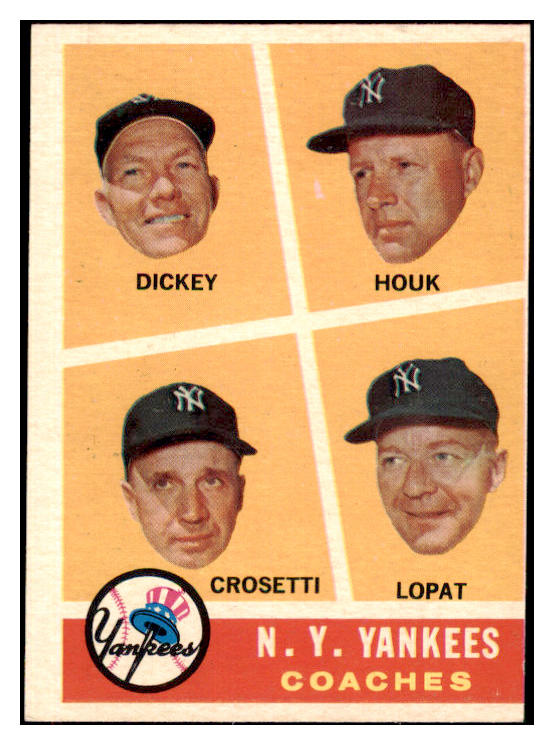 1960 Topps Baseball #465 Bill Dickey Yankees VG-EX 527572