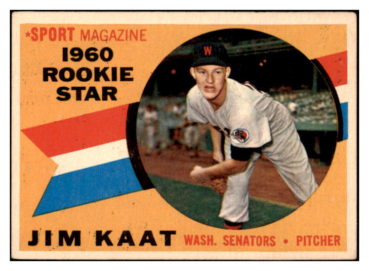 1960 Topps Baseball #136 Jim Kaat Senators VG-EX 527580