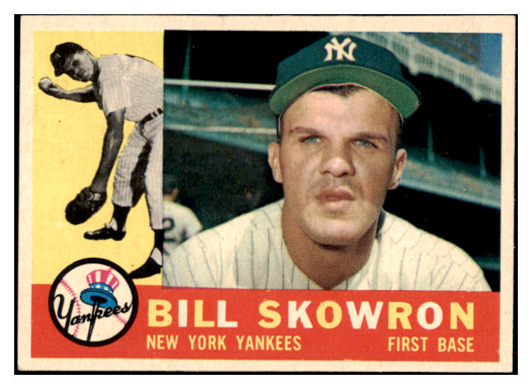 1960 Topps Baseball #370 Bill Skowron Yankees EX 527586