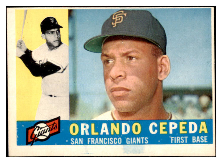 1960 Topps Baseball #450 Orlando Cepeda Giants EX 527587