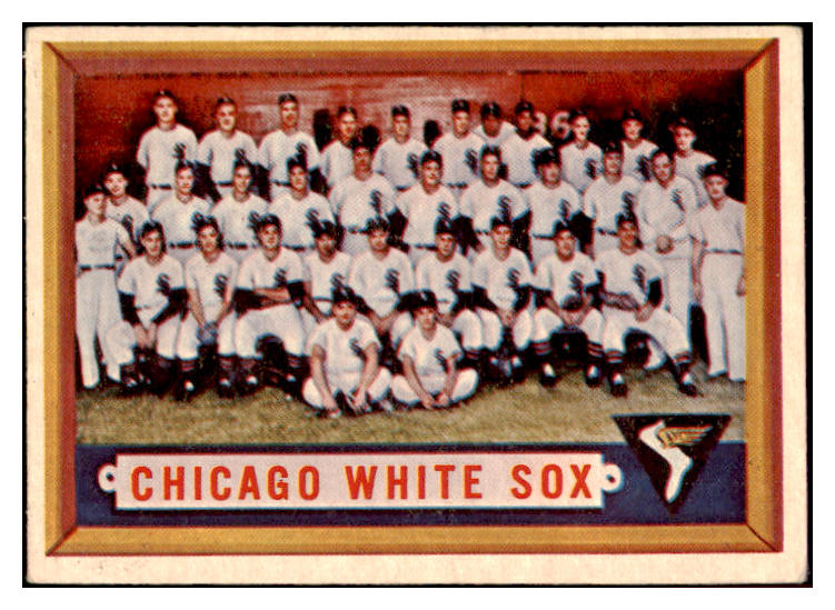 1957 Topps Baseball #329 Chicago White Sox Team VG-EX 527594