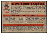 1957 Topps Baseball #097 New York Yankees Team VG-EX 527597