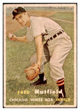 1957 Topps Baseball #278 Fred Hatfield White Sox VG 527612