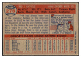 1957 Topps Baseball #278 Fred Hatfield White Sox VG 527612