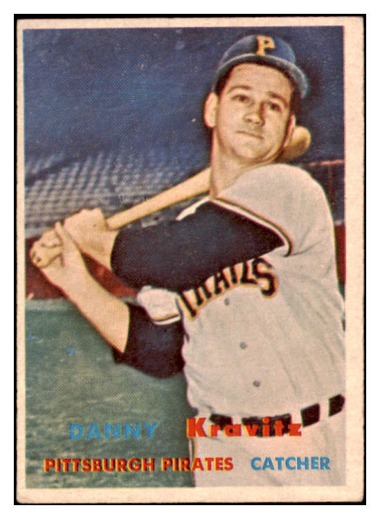 1957 Topps Baseball #267 Danny Kravitz Pirates VG-EX 527624