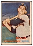 1957 Topps Baseball #267 Danny Kravitz Pirates VG-EX 527624