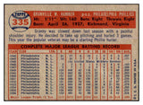 1957 Topps Baseball #335 Granny Hamner Phillies EX 527637