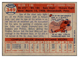 1957 Topps Baseball #349 Nelson King Pirates EX 527639