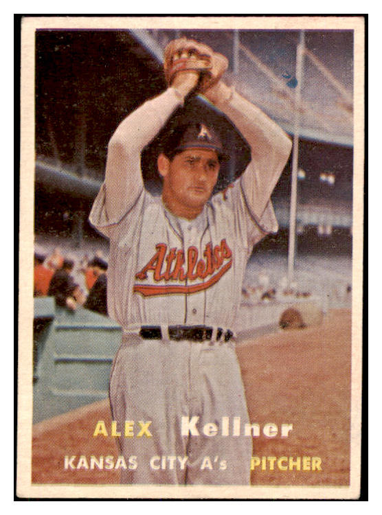 1957 Topps Baseball #280 Alex Kellner A's EX 527644