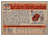 1957 Topps Baseball #327 Jim Pendleton Pirates EX 527645