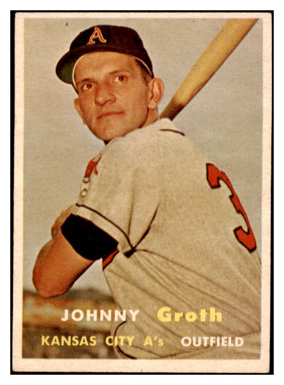 1957 Topps Baseball #360 Johnny Groth A's EX-MT 527651