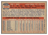 1957 Topps Baseball #360 Johnny Groth A's EX-MT 527651