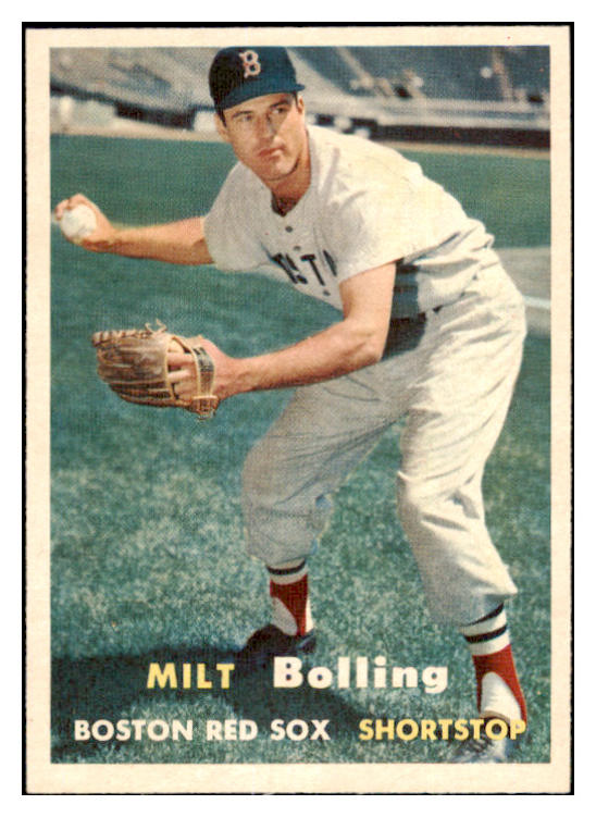 1957 Topps Baseball #131 Milt Bolling Red Sox EX-MT 527656