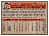 1957 Topps Baseball #137 Bob Rush Cubs EX-MT 527657