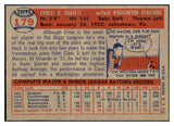 1957 Topps Baseball #179 Ernie Oravetz Senators EX-MT 527658