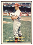 1957 Topps Baseball #162 Jack Meyer Phillies EX-MT 527665