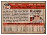 1957 Topps Baseball #061 Dusty Rhodes Giants EX-MT 527667