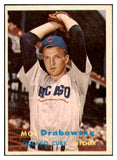 1957 Topps Baseball #084 Moe Drabowsky Cubs EX-MT 527668