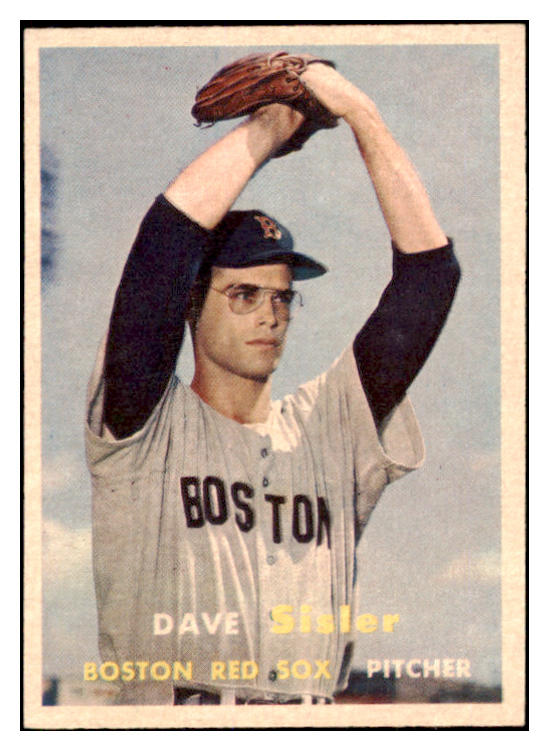 1957 Topps Baseball #056 Dave Sisler Red Sox EX-MT 527673