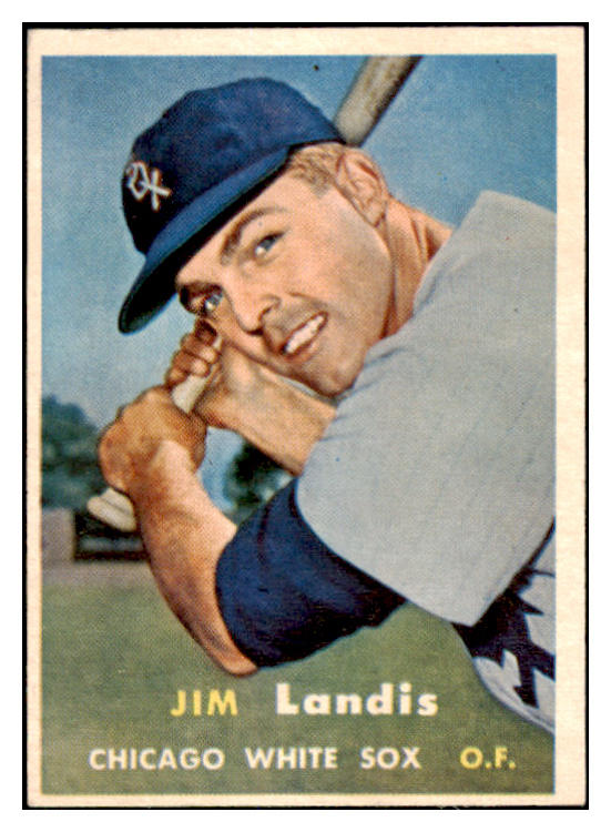 1957 Topps Baseball #375 Jim Landis White Sox EX-MT 527674