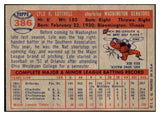 1957 Topps Baseball #386 Lyle Luttrell Senators EX-MT 527675