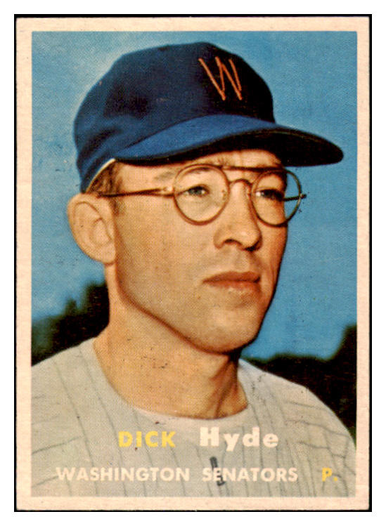 1957 Topps Baseball #403 Dick Hyde Senators EX-MT 527677