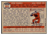 1957 Topps Baseball #084 Moe Drabowsky Cubs EX-MT 527679
