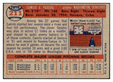 1957 Topps Baseball #211 Camilo Pascual Senators EX-MT 527681