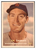 1957 Topps Baseball #057 Jim Lemon Senators EX-MT 527684