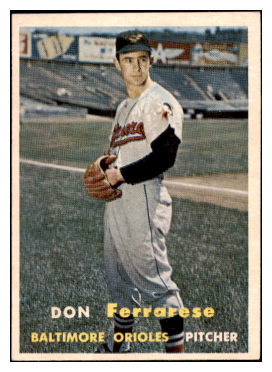 1957 Topps Baseball #146 Don Ferrarese Orioles EX-MT 527686