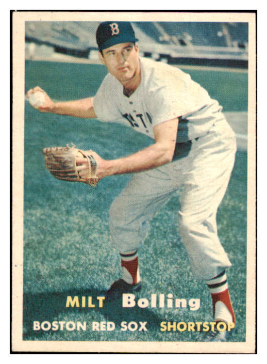 1957 Topps Baseball #131 Milt Bolling Red Sox EX-MT 527688