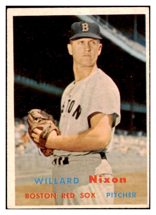 1957 Topps Baseball #189 Willard Nixon Red Sox EX-MT 527691